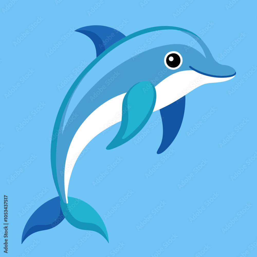 Obraz premium dolphin jumping out of water