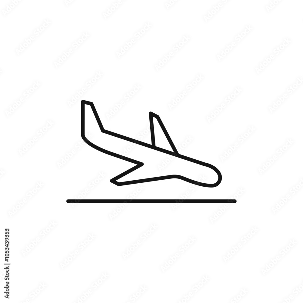 Arrival icon vector set collection for web Arrival icon vector set collection for web