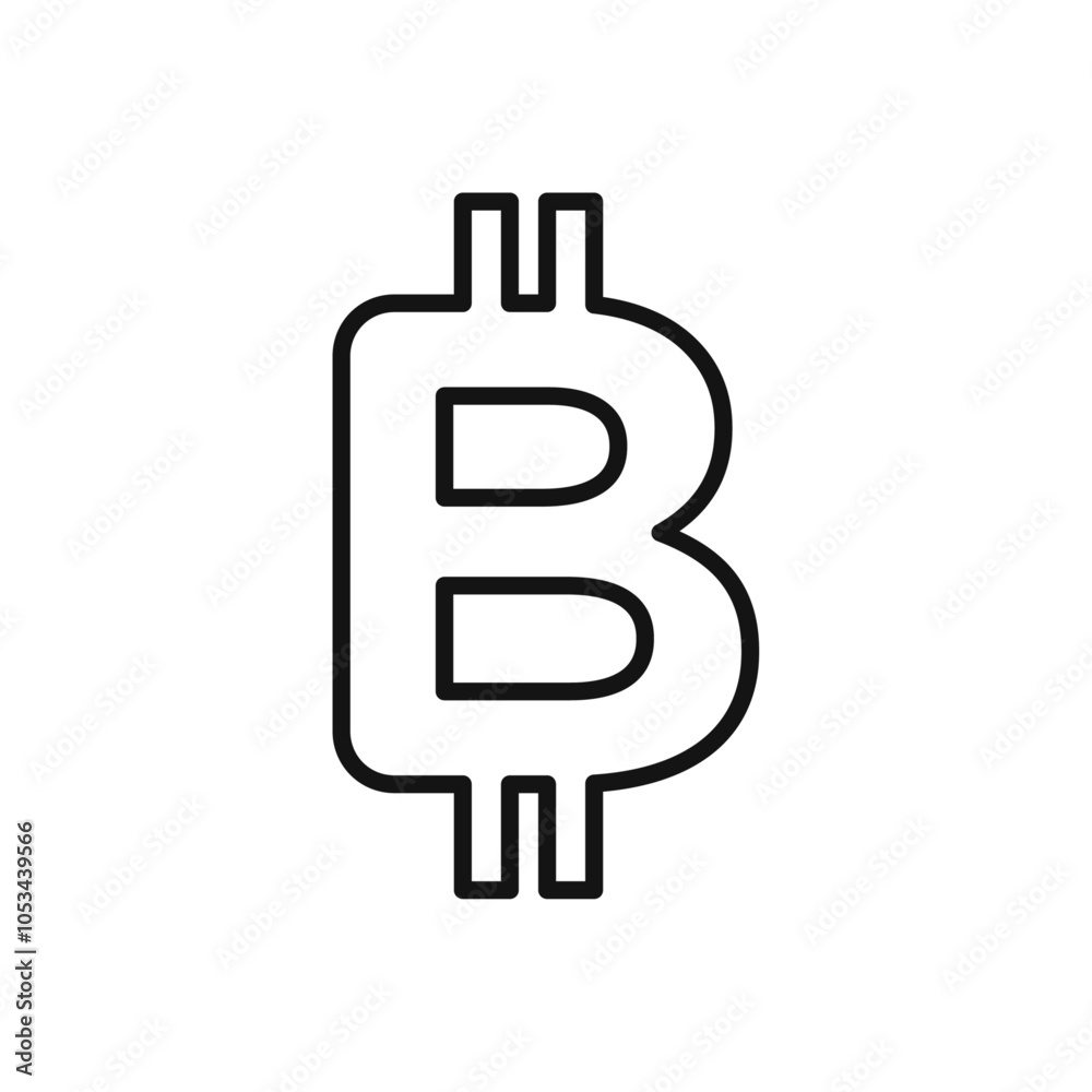 Obraz premium Bitcoin icon vector set collection for web