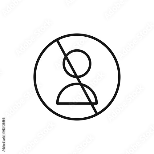Blocked icon vector set collection for web