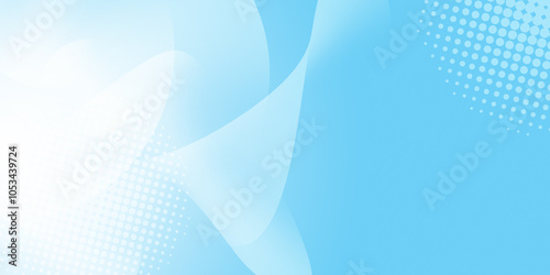 Modern light blue graphic illustration background and wallpaper. diagonal geomatric and halftone dots style.