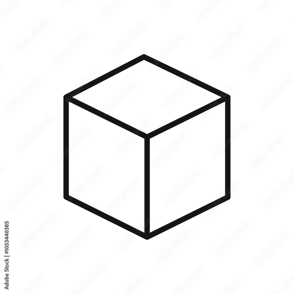 Cube icon vector set collection for web Cube icon vector set collection for web