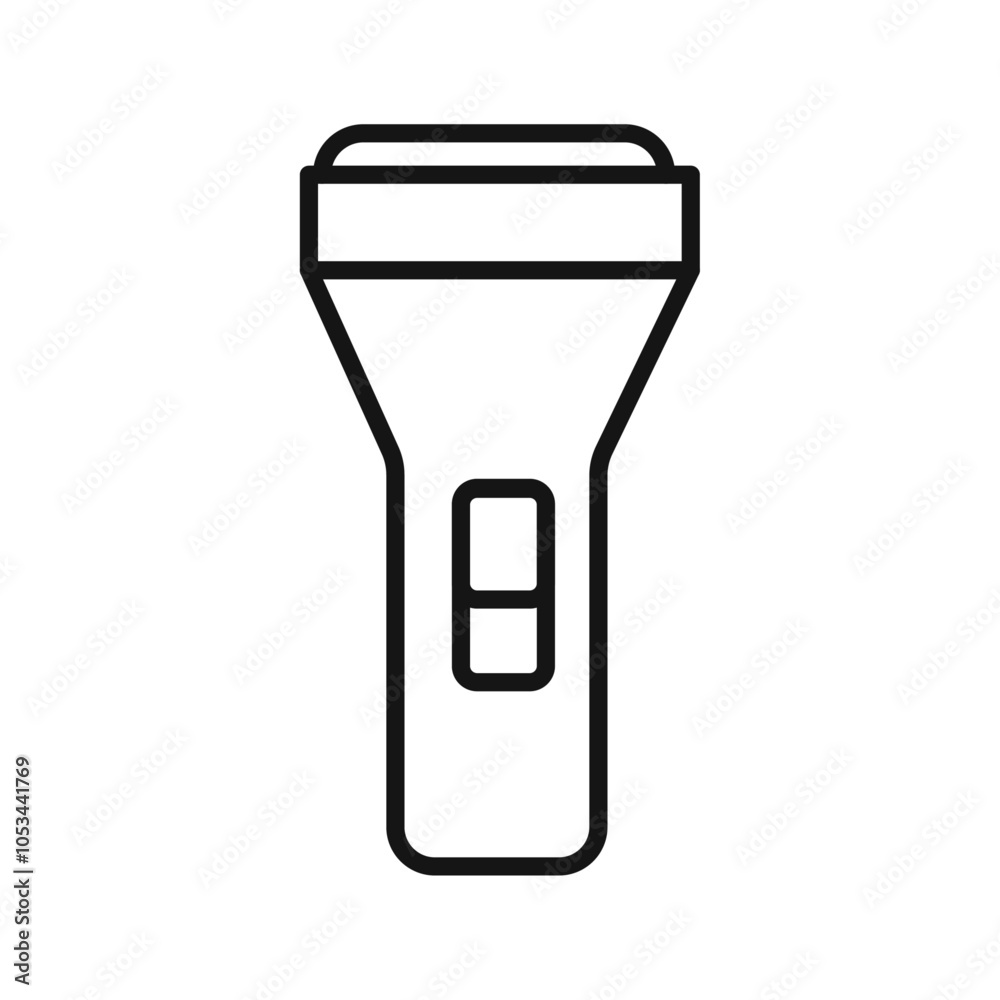 Flashlight icon vector set collection for web Flashlight icon vector set collection for web