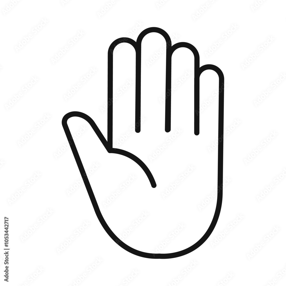 Obraz premium Hand icon vector set collection for web