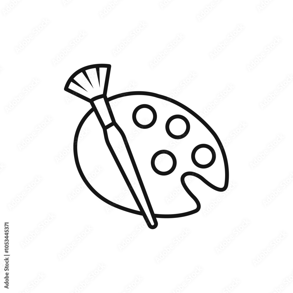 Paint icon vector set collection for web Paint icon vector set collection for web