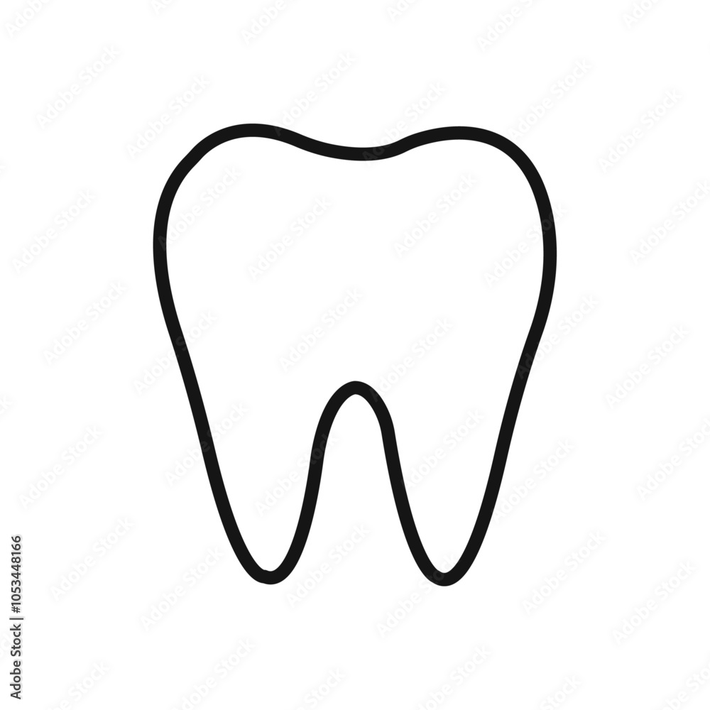 Tooth icon vector set collection for web Tooth icon vector set collection for web