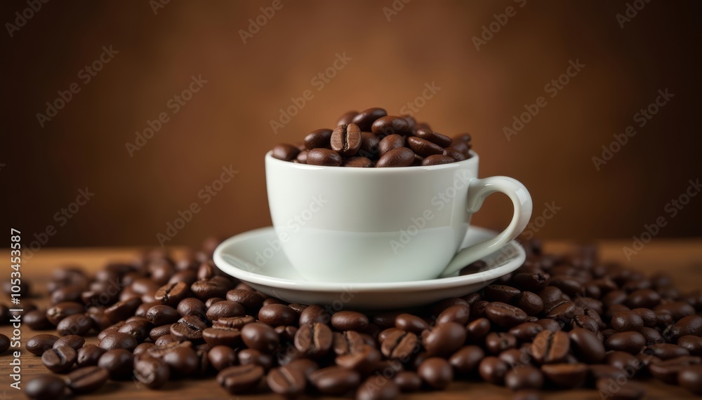 Fototapeta premium Aromatic coffee beans ready to brew