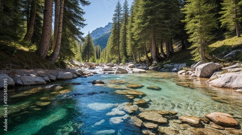 river in the forest