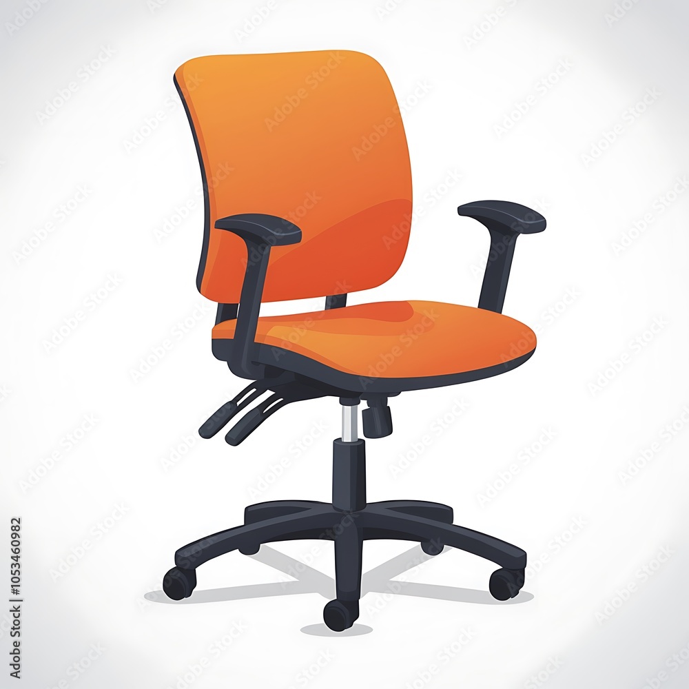 Task chair on white background Task chair on white background