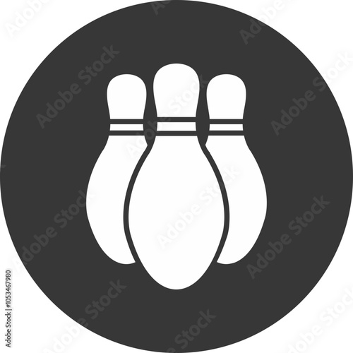 Bowling Pin Vector Icon