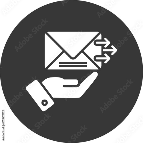 Send Mail Vector Icon Design