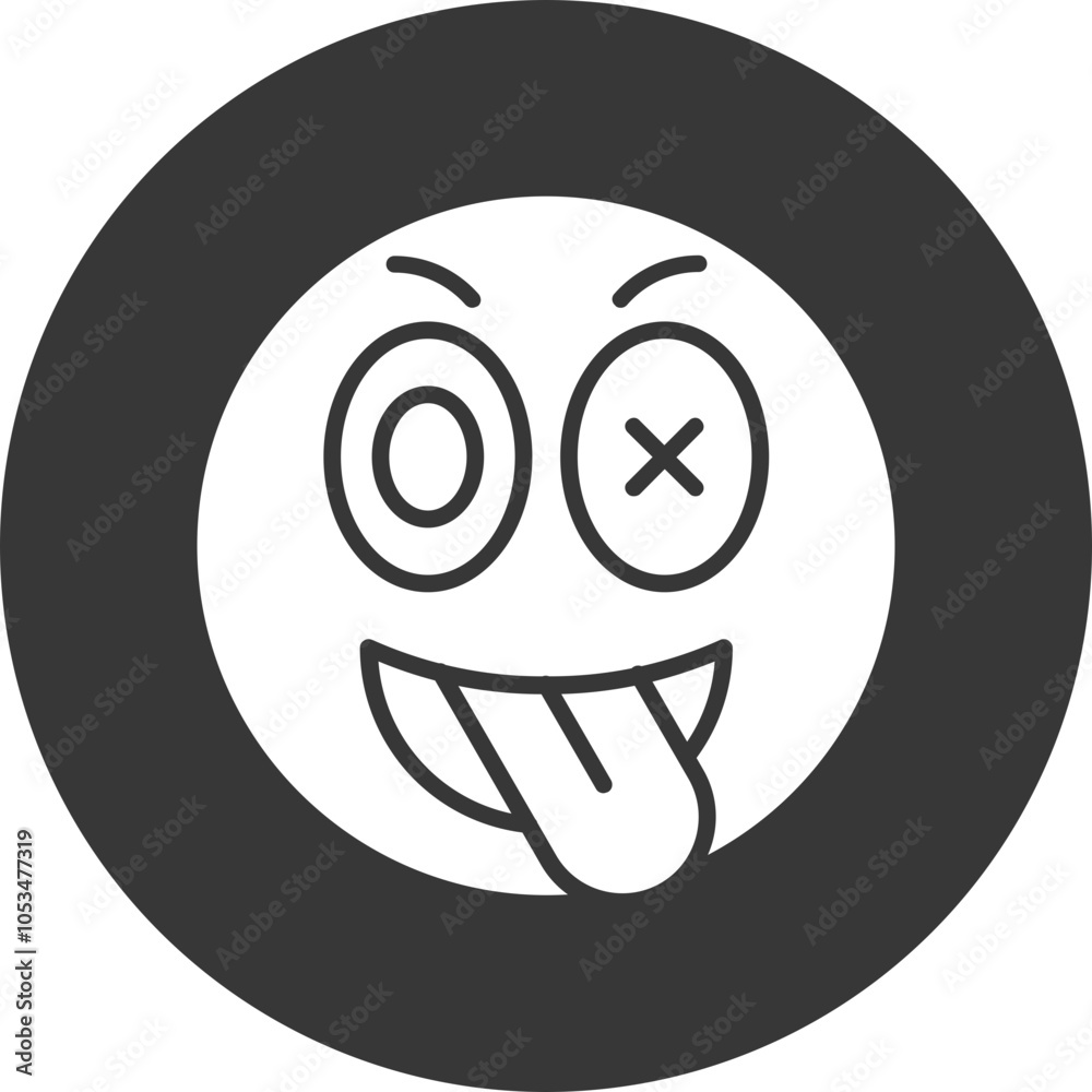 Obraz premium Tongue Vector Icon Design