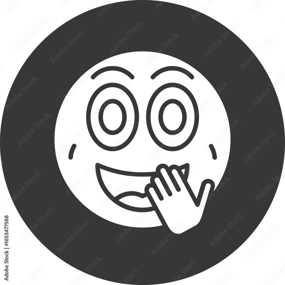 Obraz premium Giggle Vector Icon Design