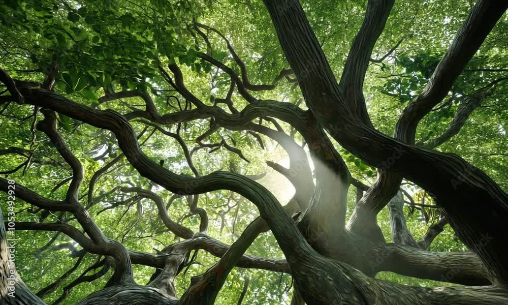 Sunlight Through the Branches of a Tree Sunlight Through the Branches of a Tree