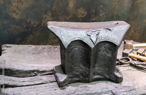 Vintage anvil found in Moravia region photo