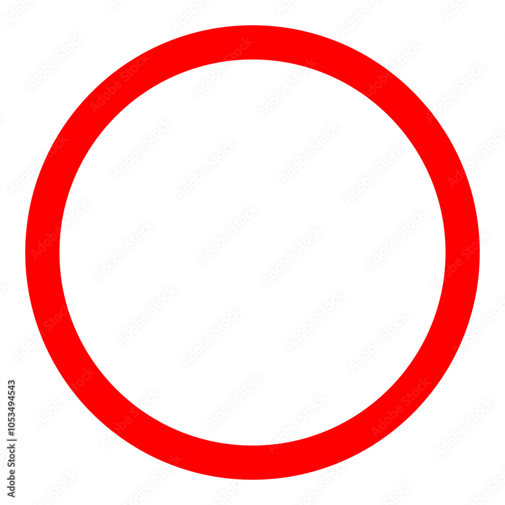 Stop round road traffic icon Stop round road traffic icon
