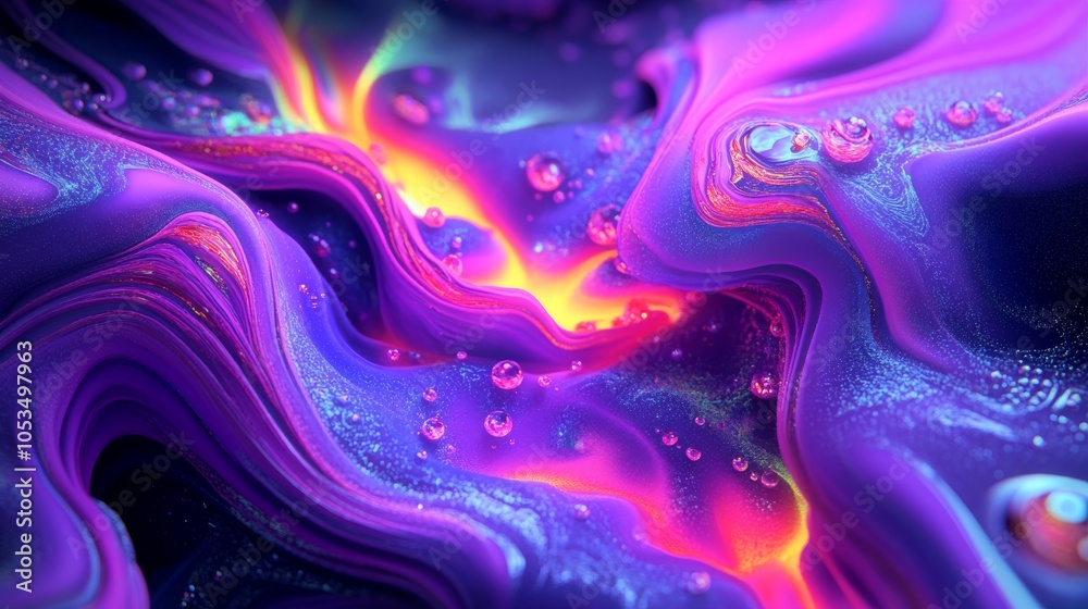 Vibrant Psychedelic Abstract Background Design Vibrant Psychedelic Abstract Background Design