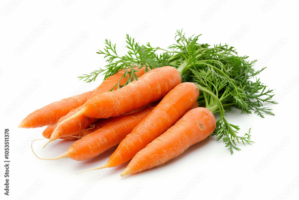 Carrots isolated. Carrot on white background. Carrots isolated. Carrot on white background.