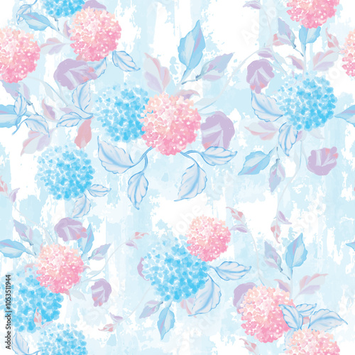 seamless pattern with flowers