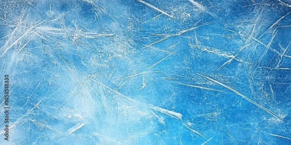 Obraz premium Abstract Blue Ice Texture Background