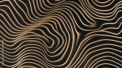 Wavy lines in a mix of tones, forming a seamless, abstract background with a flowing, artistic vibe.