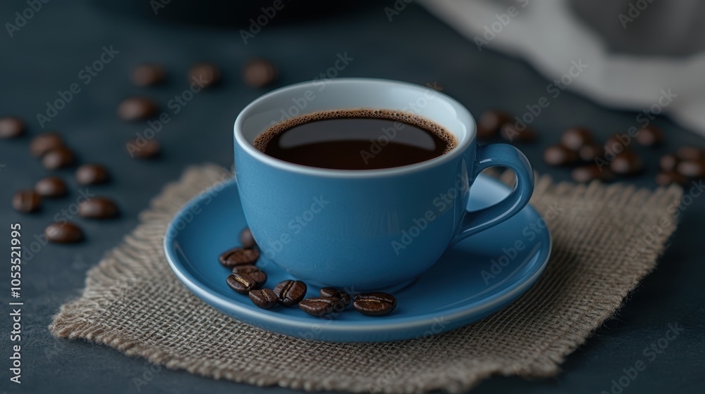 Fototapeta premium The Coffee Cup on Table