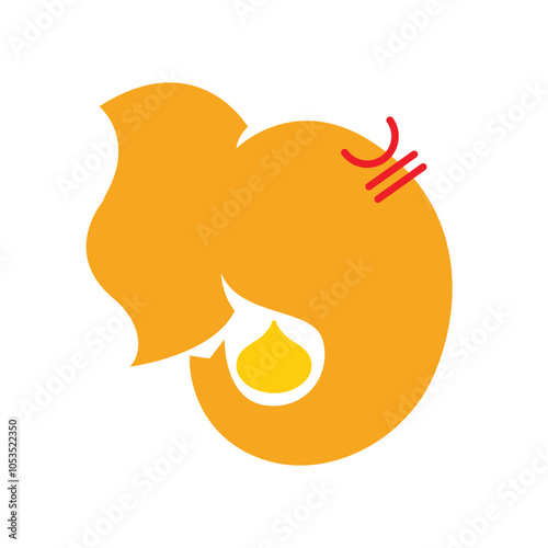 Happy Ganesh Chaturthi Background Design Template with Creative Lord Ganesha Illustration