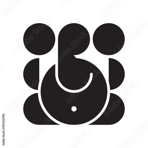 vector illustration of Lord ganesh chaturthi greeting card illustration