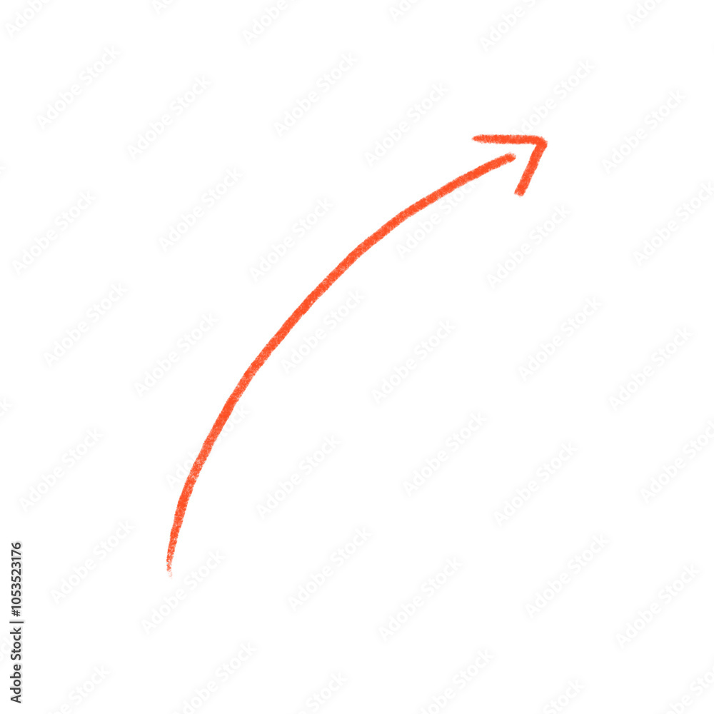 red drawn arrow
