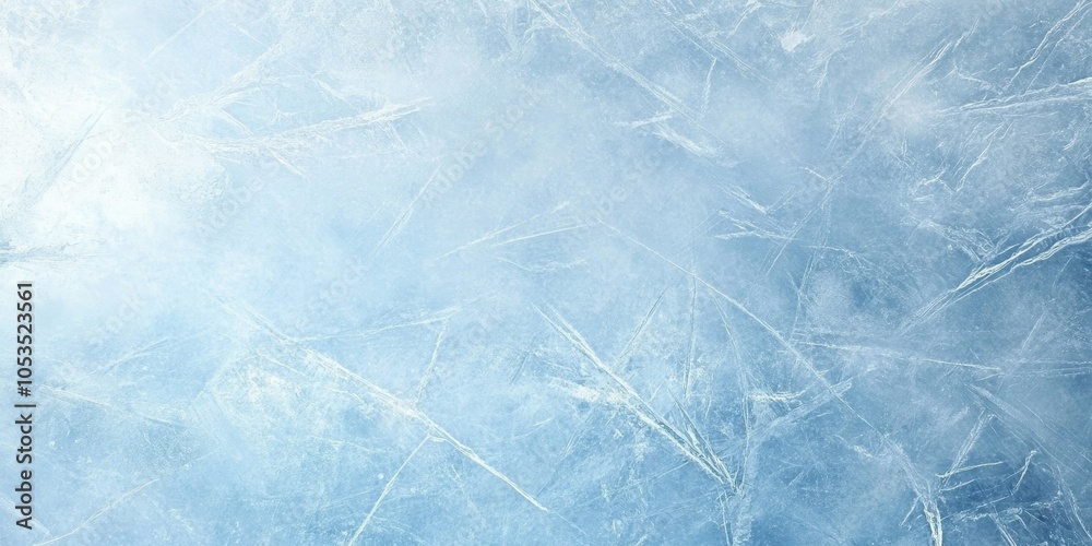 Obraz premium Abstract Blue Ice Texture for Creative Backgrounds