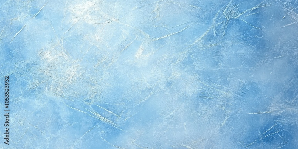Obraz premium Abstract Blue Ice Texture Background