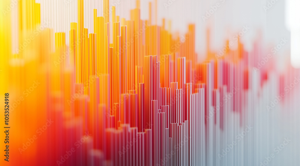 Stylish 3D graph in the form of diagrams showing the growth of value against a clean white background, representing financial trends and business analytics effectively. Stylish 3D graph in the form of diagrams showing the growth of value against a clean white background, representing financial trends and business analytics effectively.
