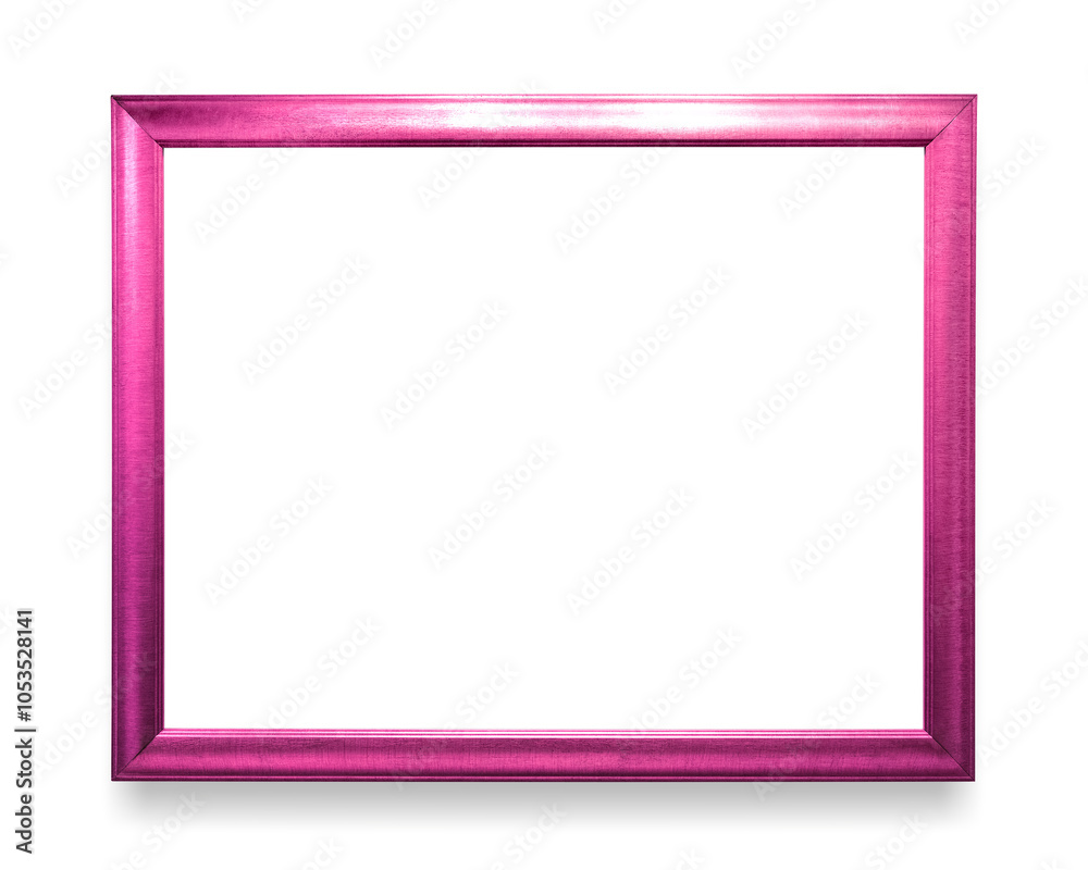 Pink photo frame mockup