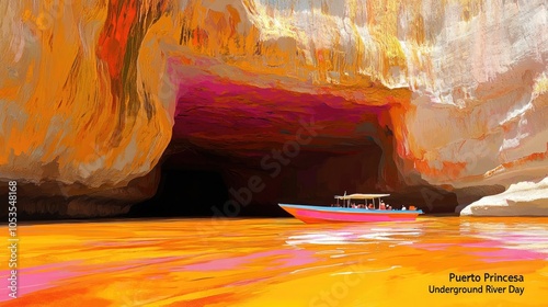 Colorful Boat Journey Through Puerto Princesa Underground Cave