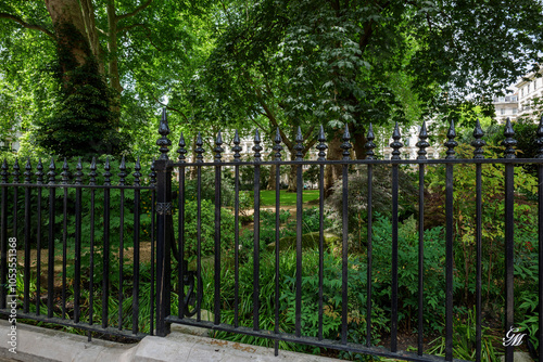 London - 06 16 2022: View of Ennismore Gardens