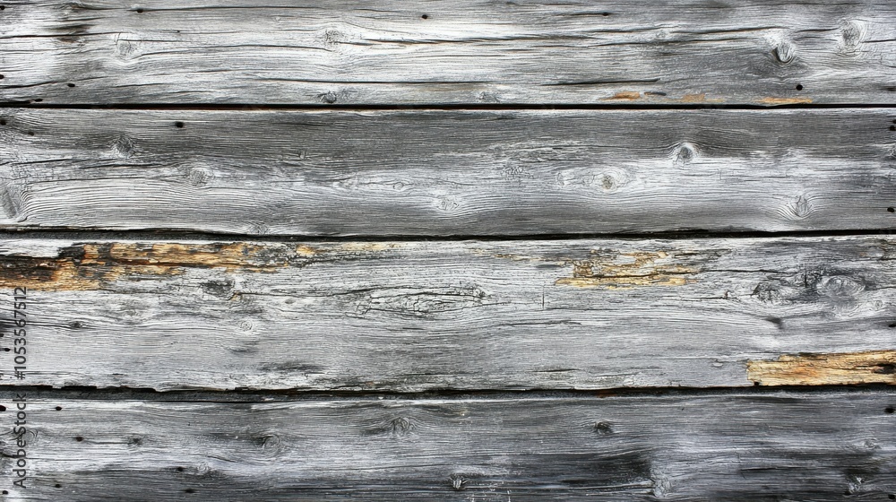 Obraz premium Weathered grey wood boards
