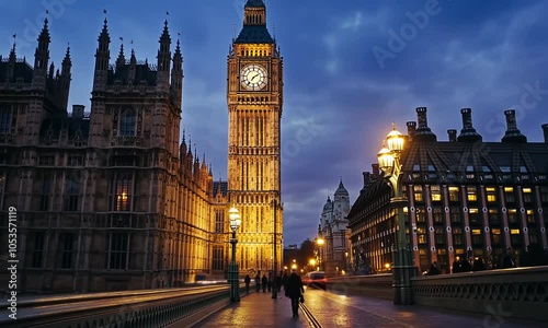 big ben in london, united kingdom at night