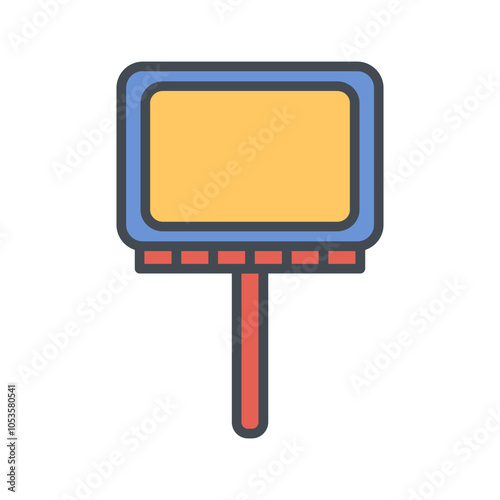 Billboard Vector Icon