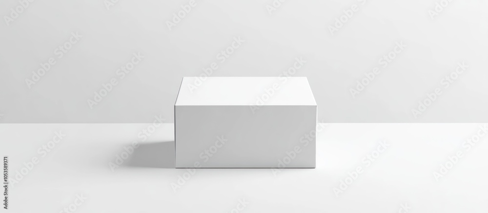 White Box on a White Background White Box on a White Background