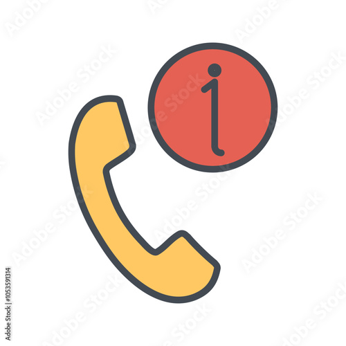 Contact Information Vector Icon