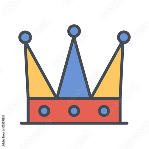 Crown Vector Icon photo