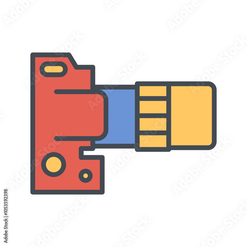 DSLR Essentials Vector Icon