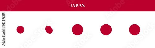 Free Download Set of Japan national flag icons in various styles on transparent background - GFXLoad