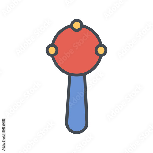 Rattles & Toys Vector Icon