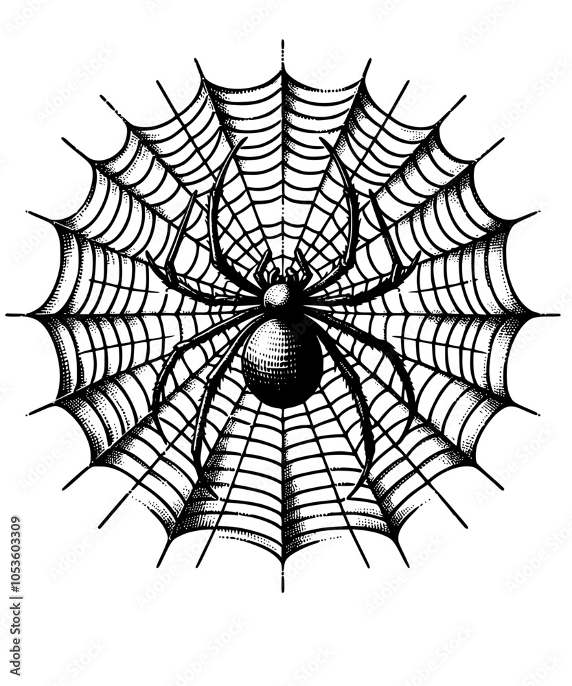 Obraz premium spider on web