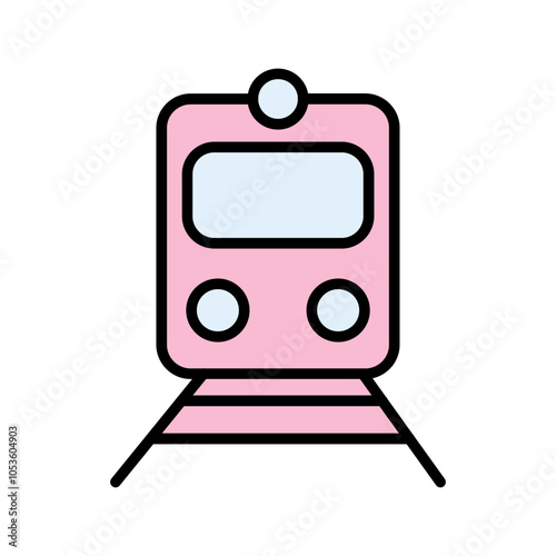 Railway Car Vector Icon