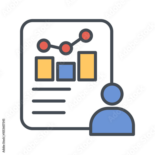 Engagement Metrics Vector Icon