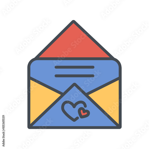 Love Letter Vector Icon