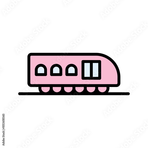 Monorail Vector Icon