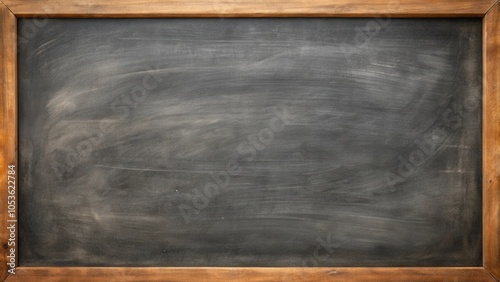 Blackboard Texture Background with Natural Chalk Marks for Vintage School Inspiration